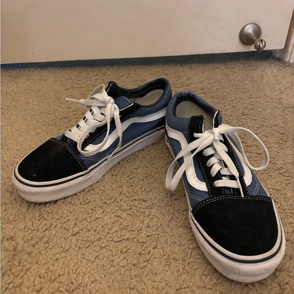 Vans Navy and Black Sneakers